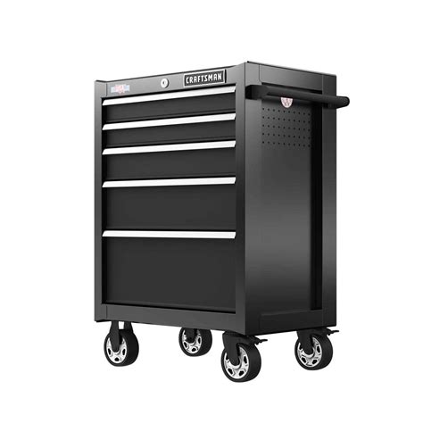 craftsman drawer steel rolling tool cabinet h x d|Craftsman S2000 26 in. 5 drawer Steel Rolling Tool .